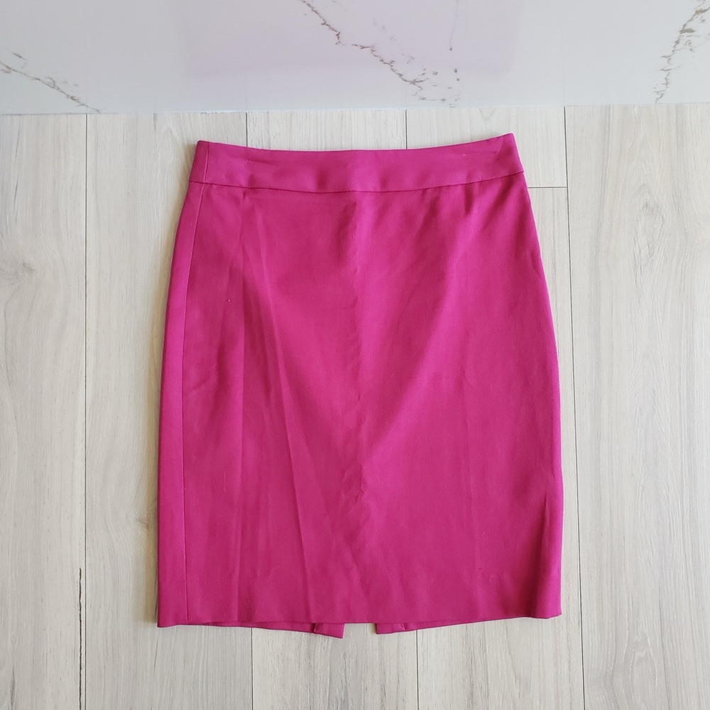Banana Republic Magenta Pencil Skirt